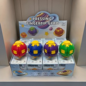 Nouveau Jouet Anti-Stress Gyroscopique Portable à Presser et Rotater, Balle Fidget et Spinner de Doigt, pour le Soulagement de l'Ennui au Bureau - Product Image 2