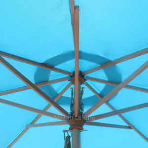 Grand <span class=keywords><strong>parasol</strong></span> en bois <span class=keywords><strong>rond</strong></span> de <span class=keywords><strong>3m</strong></span> pour jardin extérieur, <span class=keywords><strong>parasol</strong></span> droit pour jardin, <span class=keywords><strong>parasol</strong></span> en bois Commercial - Product Image 2