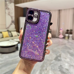 เคสโทรศัพท์ไอโฟน 16 15 14 13 Pro Max ลายกลิตเตอร์ไล่เฉดสี สวยงาม ป้องกันแรงกระแทก - Product Image 5