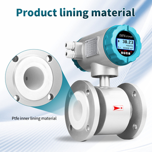 Điện từ <span class=keywords><strong>flowmeter</strong></span> cho nước dẫn lưu lượng chất lỏng đo lường PTFE lót tùy chỉnh thép không gỉ 316L - Product Image 3