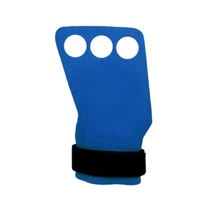 Último Diseño estrecho 3 agujeros cuero de gamuza duradero cómodo brazos levantamiento de pesas gimnasia entrenamiento empuñaduras - Product Image 2
