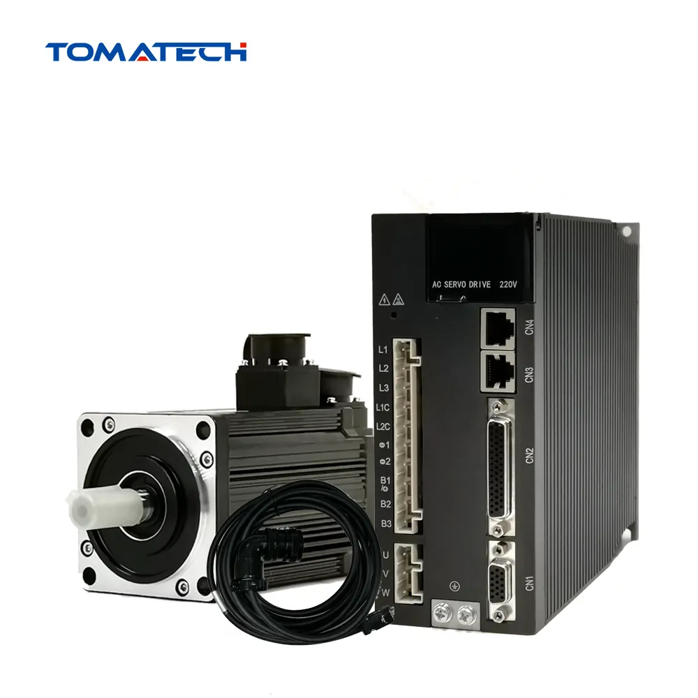 130ST-M06025 220V 1.5KW high torque AC Servo motor 1500W 2500RPM 6N.M servo motor driver for cnc