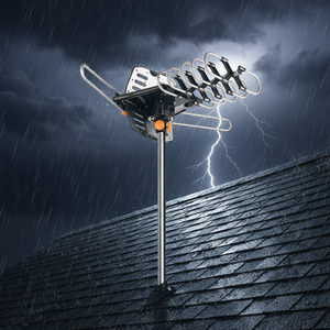 <span class=keywords><strong>Antenne</strong></span> <span class=keywords><strong>TV</strong></span> extérieure 360° °   <span class=keywords><strong>Antenne</strong></span> amplifiée 4K 1080P UHF VHF pour chaînes locales gratuites, résistante aux intempéries, anti-5G, pour maison, <span class=keywords><strong>camping</strong></span>-car, grenier - Product Image 6