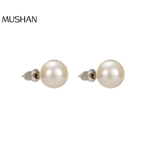<span class=keywords><strong>Orecchini</strong></span> Retrò di Alta Gamma Stile Hong Kong della Fabbrica di Gioielli MUSHAN, <span class=keywords><strong>Orecchini</strong></span> a Perno in <span class=keywords><strong>Argento</strong></span> Sterling S925 con Perle <span class=keywords><strong>Swarovski</strong></span> - Product Image 1