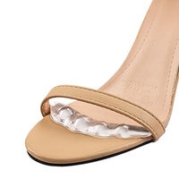 Coussinet antidérapant pour l'avant-pied en GEL auto-adhésif invisible, absorbant les chocs, massant, pour sandales à talons hauts, prévient les frottements du talon, toutes saisons