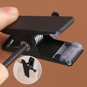 Cintre pour vêtements en <span class=keywords><strong>bois</strong></span> et en métal avec pinces, pince à jupe tendance, organisateurs de placard, cintres en <span class=keywords><strong>bois</strong></span> pour pantalons - Product Image 6