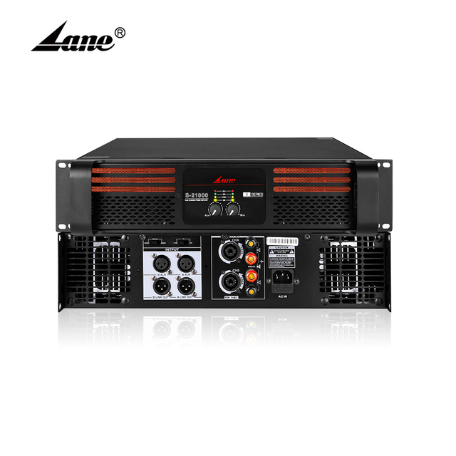 S-21000 Hot Selling Products Professional 3U Class H 3200 Watts HIFI Max Power Amplifier for Outdoor Party