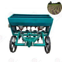 Semoir de blé Tracteur à pied Semoir double simple agricole de soja