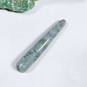 HZアメジストマッサージワンドターミネートジェムストーン形而上学的クリスタルペンシルポイントクリスタルタワーチャクラストーンヒーリングクリスタル3-4インチ - Product Image 2