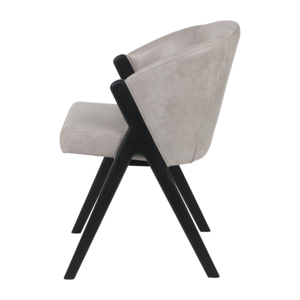 Poltrona Moderna in Camoscio con Struttura in Legno per Arredamento Soggiorno - Product Image 3