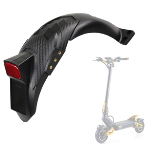 10+ 10 APEX Plus Elektrikli Scooter için Uzatılmış Arka Çamurluk Plastik Siyah Çamurluk Tekerlek Kapağı Lastik Kanat Sıçrama Koruyucu - Product Image 1