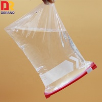 Sacs en plastique LDPE refermables de qualité alimentaire personnalisés avec valve et fermeture à glissière pour l'emballage de vêtements, chaussures, textiles et chaussettes