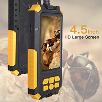 Caméra endoscopique à double objectif 1080P HD, caméra d'inspection endoscopique, écran IPS 4,5'', étanche IP67, caméra serpent avec 8 LED