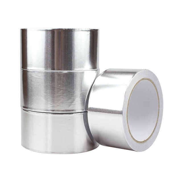Waterproof Heat Resistance Aluminum Foil Adhesive Tape for HVAC Duct Repair Protection With Release Paper Liner