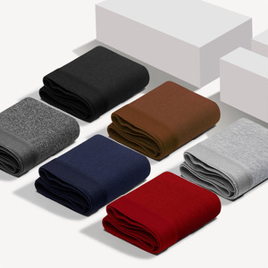 Boxer in puro cotone a vita media piatto traspirante per uomo di grandi dimensioni antibatterico cavallo nudo biancheria intima ordine all'ingrosso - Product Image 3