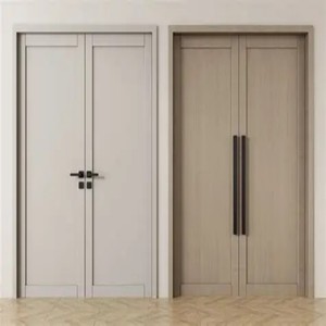 Se envía hoy, tamaño estándar, madera, humo, sellado para nueva construcción, tienda de flores, puertas interiores de estilo artesano de madera - Product Image 2