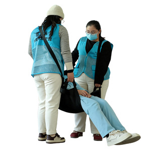 Ceinture de transfert pour personnes âgées alitées, pour la mobilité sur les escaliers, assistance au fauteuil roulant, support dorsal pratique - Product Image 1