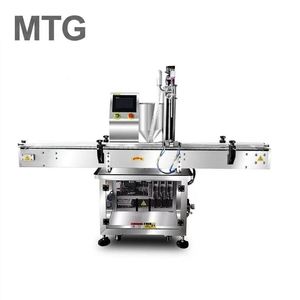 Bomba Dosificadora de Engranajes Automática de Alta Velocidad MTG de 1 Cabezal con PLC para Botellas de Vidrio / Cosméticos, Lociones, Champús, Cremas, Alimentos, Bebidas y Salsas - Product Image 1
