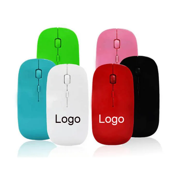 Fabrika kaynağı özel logo kablosuz fare/promosyon logosu ucuz optik fare/kablolu fare fareler logo baskılı kozmetik kapları