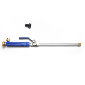 Pistolet à eau haute pression pour lavage de voiture, manuel, en laiton bleu, outil de nettoyage automobile - Product Image 1
