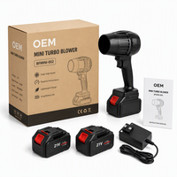 Souffleur sans fil 20V à double batterie, chargeur 110V, coque en nylon, pour l'entretien efficace, le nettoyage d'atelier, les appareils électroniques et la circulation d'air