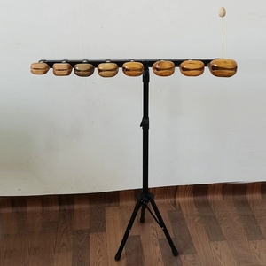 Wholesale 8 Note Graduated Wood Temple Block Set With Adjustable Tripod Stand And Mallet Professional For <b>Music</b> Classroom - Product Image 3