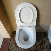Filigrane moderne une pièce toilette salle de bains WC articles sanitaires toilettes en céramique retour au mur
