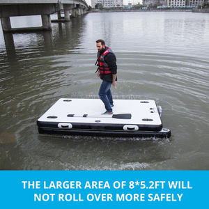 पेशेवर निर्माता बड़े आकार पोर्टेबल मछली नाव पोर्टेबल फ्लोटिंग डॉक प्लेटफॉर्म इंफ्लेटेबल स्कीइंग बिक्री के लिए बिक्री के लिए - Product Image 4