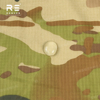 AMCU Camouflage 30D 320T Nylon Rip-stop Tissu complet mat mat léger pour vêtements et extérieur Down Proof WR + NIR