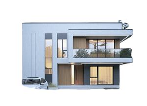 Casas Prefabricadas de Madera SIPs con Energía Solar y Características Ecológicas, Diseño Moderno, Construcción <span class=keywords><strong>OSB</strong></span> - Product Image 3