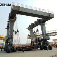 Grue de mise à l'eau de bateaux, Élévateur de jet ski, Élévateur de bateau ponton, Élévateur de bateau hors-bord, Élévateur de bateau de station de bord, 100t 150t 200t 300t