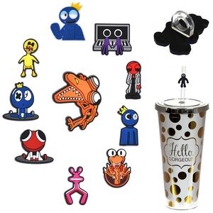 Caliente personalizado taza accesorios sombrero de paja gorra de copa reutilizable amigos de Arco Iris cabeza estilo paja a prueba de polvo beber sombrero de paja gorra - Product Image 1