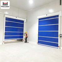 Porte à enroulement rapide en PVC, porte automatique à enroulement rapide pour entrepôt industriel, usage en usine