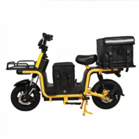Vélo cargo électrique haute vitesse 60V 20AH 800W avec frein à disque sans balais, cyclomoteur de livraison pour adulte avec batterie au plomb-acide