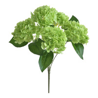 Hydrangeas artificielles bleues les plus vendues, fleurs artificielles au toucher réel (50 cm), imprimées en 3D, haute qualité, pour la décoration de mariage, décoration de la maison, style bohème