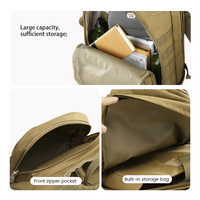 Sac à dos tactique 35L en gros, haute densité, Oxford 900D, imperméable, réglable, doublure en polyester