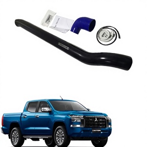 Kit de Snorkel de 4" de Acero Inoxidable para <span class=keywords><strong>Mitsubishi</strong></span> Triton MV Nueva Generación 2023 2024 2025 Kit de Snorkel de Aire sin Costuras con Recubrimiento en Polvo - Product Image 2