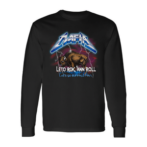 Camiseta de manga larga Mafia Retro Rock And Roll Lightning Let's Go Buffalo Fan - Product Image 2