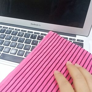 Vente chaude TV téléphone portable écran d'<span class=keywords><strong>ordinateur</strong></span> nettoyage et chiffon d'essuyage tissé petit tissu perlé chiffon de nettoyage d'écran - Product Image 2