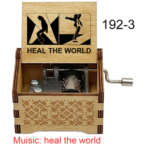 Caja de Música de Madera con Manivela, Canta Canciones Famosas, 18 Notas, Recuerdo Especial para Familiares, Regalos de Navidad - Product Image 3