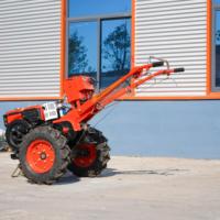 Vente Chaude Mini Tracteur Agricole à Roues 7CV Essence, Motoculteur et Fraise Rotative pour Usage Agricole, Moteur de 5CV à 20CV, Pompe à Moteur pour Coupe de Riz