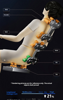 2026 R12a Meilleures ventes Santé et bien-être Produits de soin Fauteuil de massage de luxe Cuir de qualité supérieure avec masseur pour les jambes