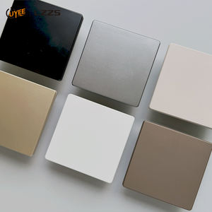 الأكثر مبيعًا مقبس مفتاح إضاءة جداري نحيف للغاية ناعم اللمس مادة الكمبيوتر 13A كحد أقصى. تيار متين V Max. مع/بدون Neno - Product Image 2