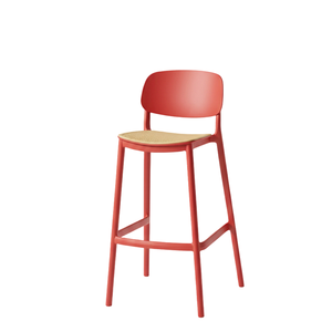 Tabourets <span class=keywords><strong>de</strong></span> <span class=keywords><strong>bar</strong></span> modernes en plastique colorés sur mesure, rouge, noir, <span class=keywords><strong>blanc</strong></span>, pour cuisine, <span class=keywords><strong>bar</strong></span> à domicile, salon - Product Image 1