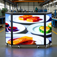 Pantalla LED Curva RGB 4k 8k en Oferta, Video Wall para Recepción, Mesa de DJ Plegable en 6 Partes para Discoteca
