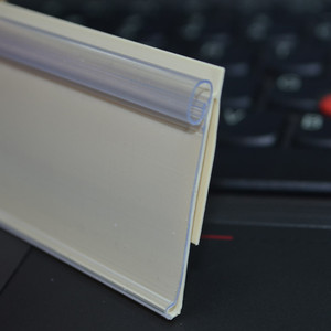 Clip de soporte de etiquetas de estante de <span class=keywords><strong>supermercado</strong></span> o tienda de PVC multicolor - Product Image 6
