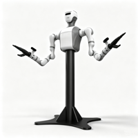 CAI YY-A2CR-Y4 500W AC220V Robots collaboratifs industriels intelligents à pulvérisation haute puissance, personnalisables, à autonomie de batterie longue durée et efficaces