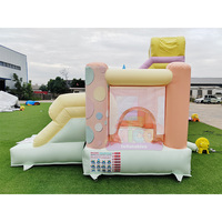 Prix de gros, taille personnalisée, structure gonflable commerciale en PVC écologique avec toboggan pour tout-petits, château gonflable extérieur pour mariage