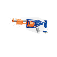 Pistolas de juguete de plástico LONGXI con pistolas y pistolas de espuma, juego de disparos, pistola de balas blandas, nuevos juguetes, escopetas de balas de espuma para niños