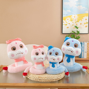 Juguete de Peluche de Serpiente para Parejas, Diseño de Año Nuevo, Material Ecológico, Muñeco Divertido, Animal de Dibujos Animados, Venta al Por Mayor - Product Image 3